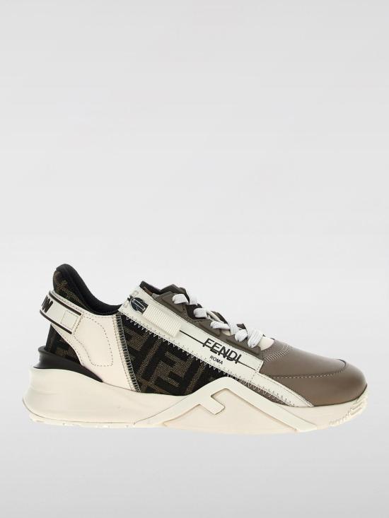 26SS 펜디 플로우 레더 로우탑 스니커즈 8E8035AJZH F1MDC Beige