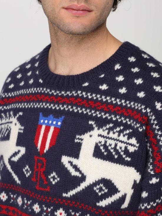 25FW 폴로 랄프로렌 스웨터 710949303 001 Blue - POLO RALPH LAUREN