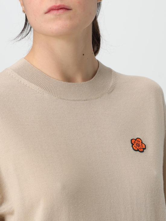 24FW 겐조 스웨터 FE62PU4893LB 11 Beige - KENZO