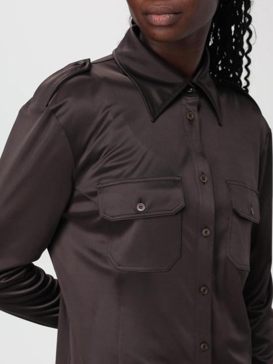 24FW 톰포드 블라우스 CAJ033JEX105 KB418 Brown - TOMFORD