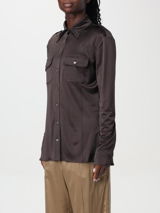 24FW 톰포드 블라우스 CAJ033JEX105 KB418 Brown - TOMFORD