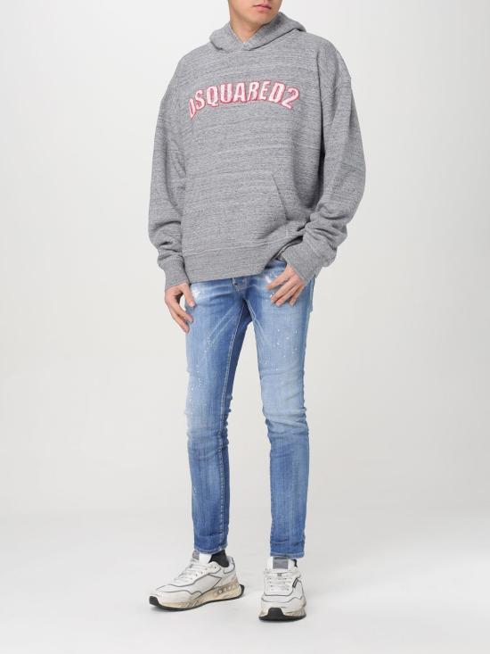 25SS 디스퀘어드2 후드 티셔츠 S74GU0857S25463 860M Grey - DSQUARED2