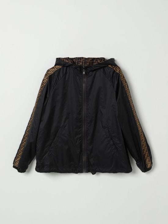 25SS [키즈] 펜디 캐주얼 자켓 JUA092AEYC F0QA1 Black