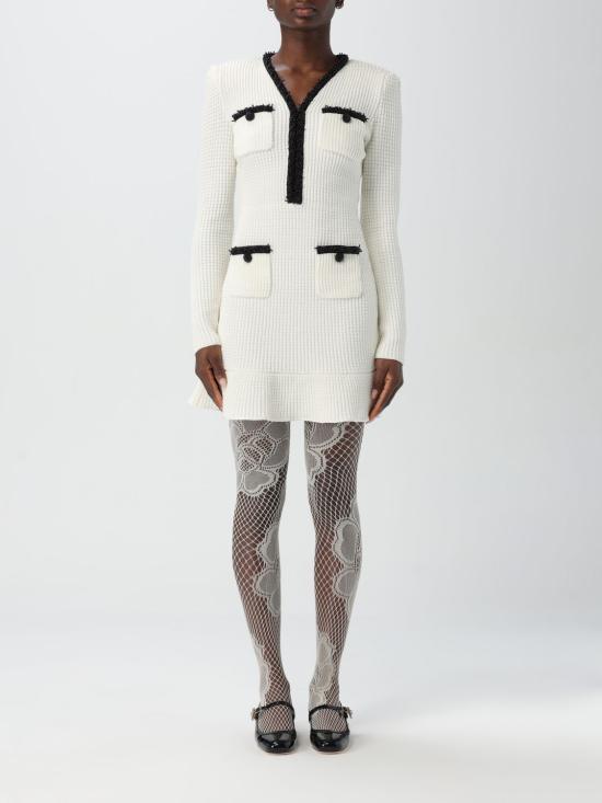 25FW 셀프 포트레이트 숏 원피스 RS25087SW WHITE White