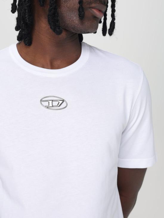 25FW 디젤 반팔 티셔츠 A178800CLBR 100 White - DIESEL
