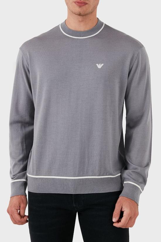  엠포리오 아르마니 스웨터 6D1MXH 1MJLZ F625 Grey