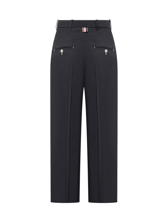 25SS 톰브라운 스트레이트 팬츠 FTC503A02872 415 NAVY - THOM BROWNE