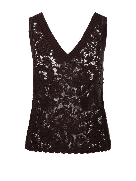 25SS 파로쉬 민소매 티셔츠 COPPER D540844 086 TESTA DI MORO - PAROSH