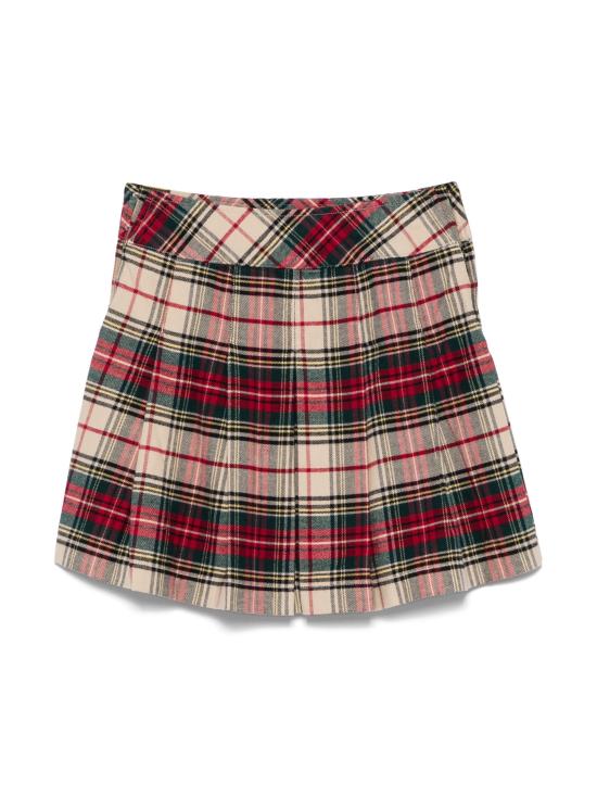 24FW [키즈] 폴로 랄프로렌 스커트 313 951834 001 001 149 CREAM RED MULTI - POLO RALPH LAUREN