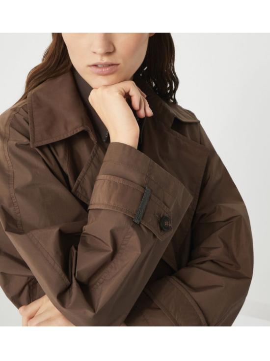  브루넬로 쿠치넬리 코트 MG5019909C2925 brown - BRUNELLO CUCINELLI