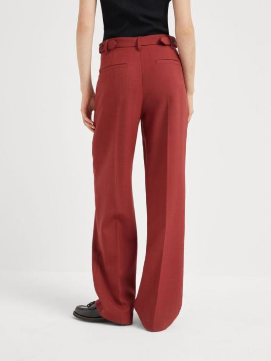  브루넬로 쿠치넬리 수트 팬츠 MB129P8779C021 red - BRUNELLO CUCINELLI