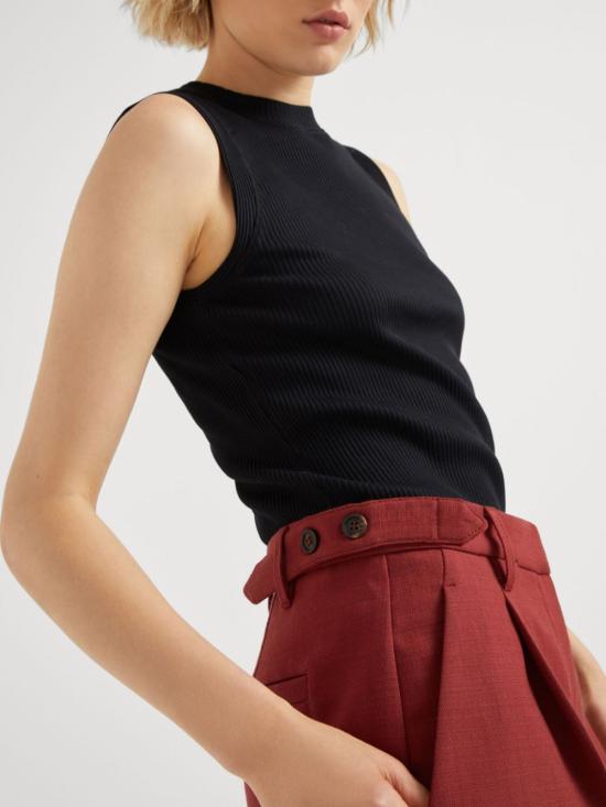  브루넬로 쿠치넬리 수트 팬츠 MB129P8779C021 red - BRUNELLO CUCINELLI