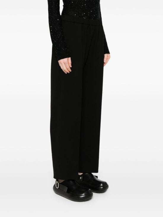  파비아나 필리피 테이퍼드 팬츠 PAD214F322D7460000 black - FABIANA FILIPPI