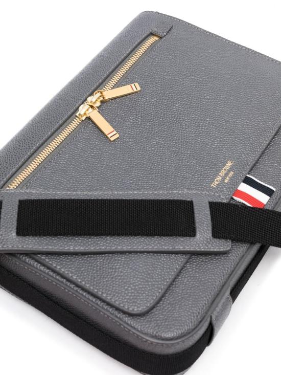  톰브라운 클러치/파우치 MAG143B00198 dark grey - THOM BROWNE