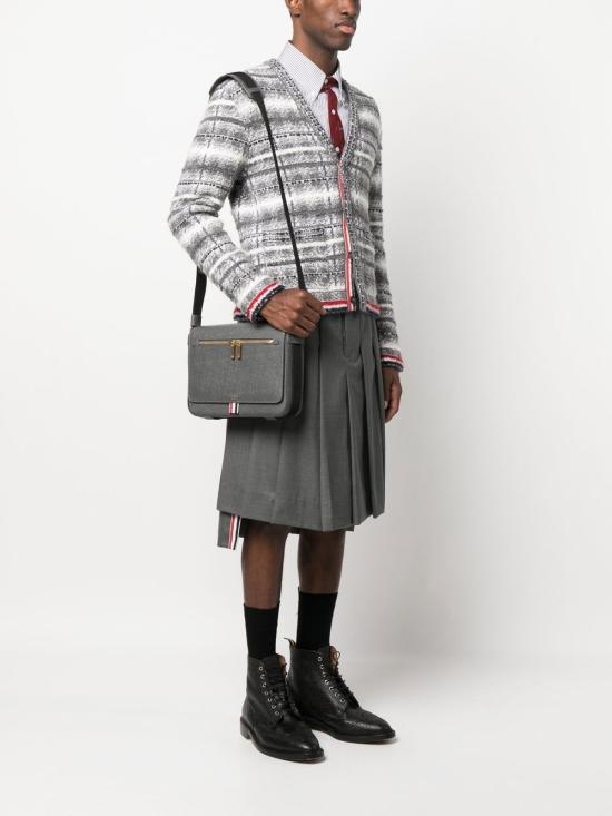  톰브라운 클러치/파우치 MAG143B00198 dark grey - THOM BROWNE