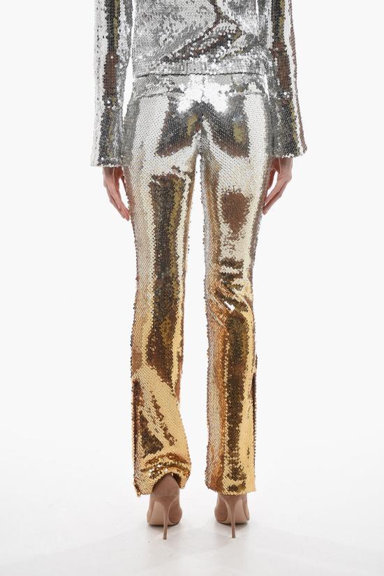  파코라반 스트레이트 팬츠 23SCPA234PO0317M715 Silver - PACO RABANNE