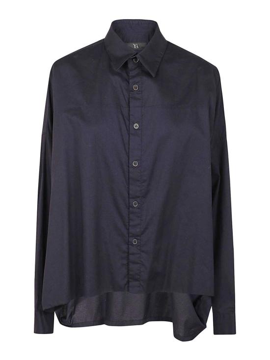 25SS 요지 야마모토 셔츠 YYB800032 Dark Blue