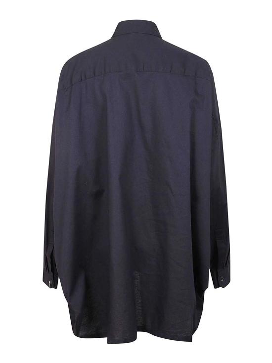 25SS 요지 야마모토 셔츠 YYB800032 Dark Blue - YOHJI YAMAMOTO