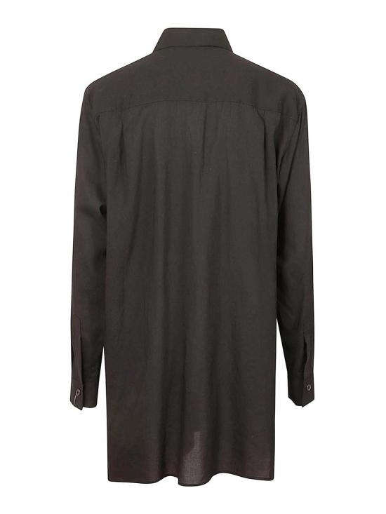 25SS 요지 야마모토 셔츠 YSB122032 Black - YOHJI YAMAMOTO