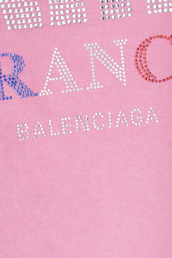 25SS 발렌시아가 반팔 티셔츠 809122TRVL5 9568 FADED DIRTY PINK - BALENCIAGA