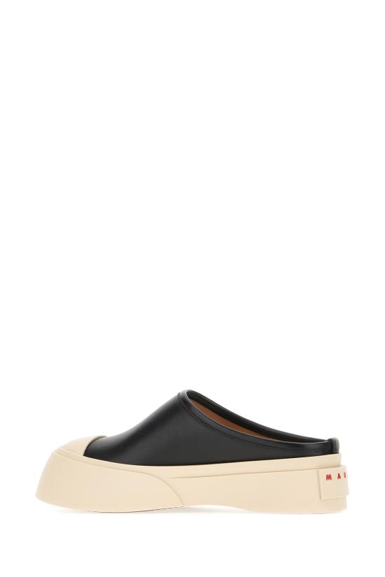 25FW 마르니 뮬/슬리퍼 SNZW018502P7226 00N99 BLACK - MARNI