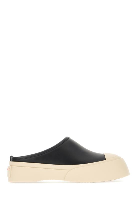 25FW 마르니 뮬/슬리퍼 SNZW018502P7226 00N99 BLACK