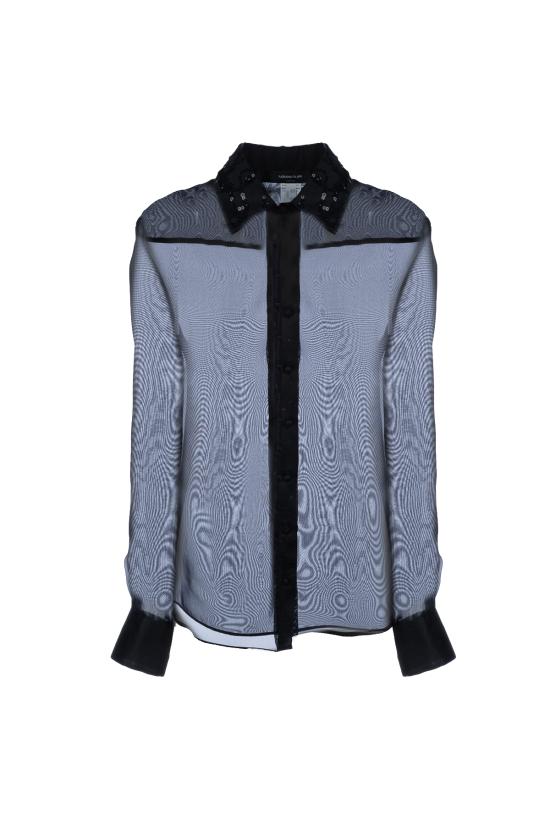 25SS 파비아나 필리피 셔츠 CAD265F233L185 825 Nero