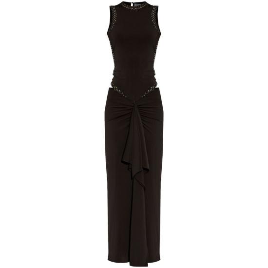 25SS 디 아티코 롱 원피스 250WCW00207 AAA014TS 100 BLACK