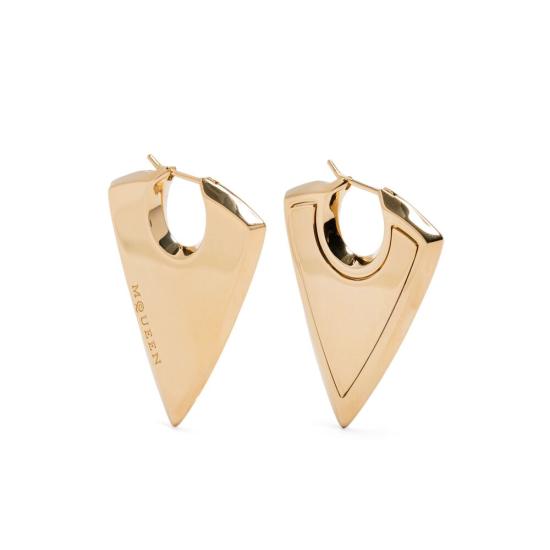 25SS 알렉산더 맥퀸 이어링 807029 J161G 0935 GOLD