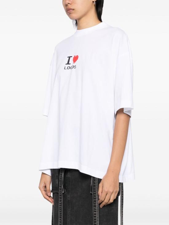 25SS 베트멍 반팔 티셔츠 UA66TR695W WHITE White - VETEMENTS