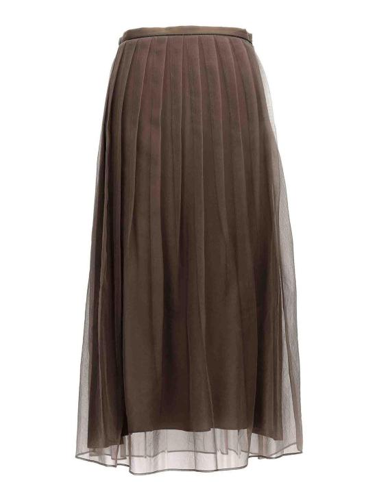  브루넬로 쿠치넬리 스커트 MF940G3375C2925 Brown