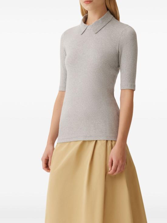  파비아나 필리피 반팔 티셔츠 JED265F161L2410000 grey - FABIANA FILIPPI