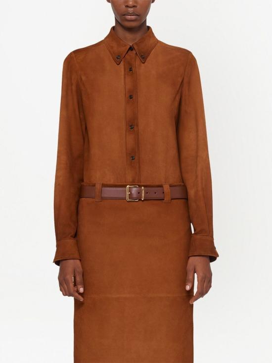  미우미우 레귤러 벨트 5CC5362AIX brown - MIU MIU