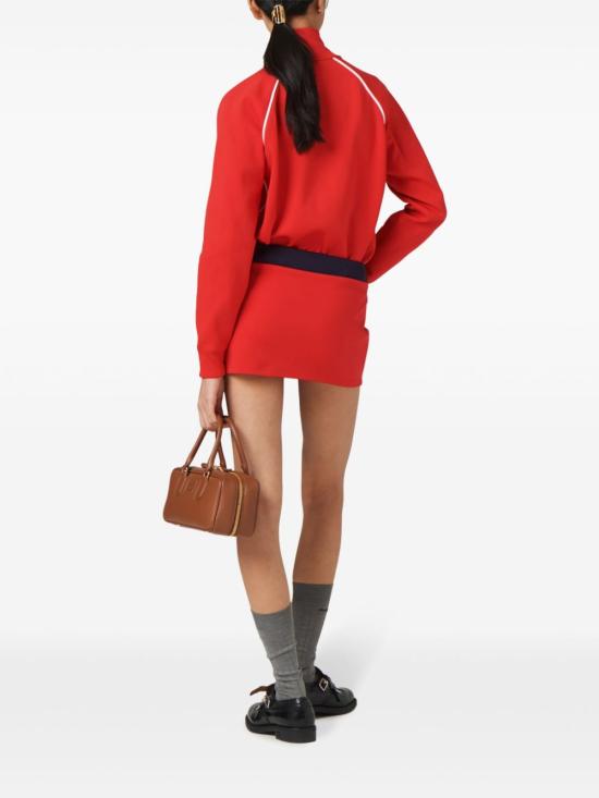  미우미우 숏 스커트 MMG505SOOO14SJ red - MIU MIU