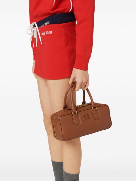  미우미우 숏 스커트 MMG505SOOO14SJ red - MIU MIU