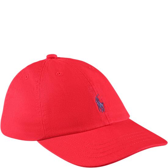25FW [키즈] 랄프 로렌 모자 552489003 RED - RALPH LAUREN