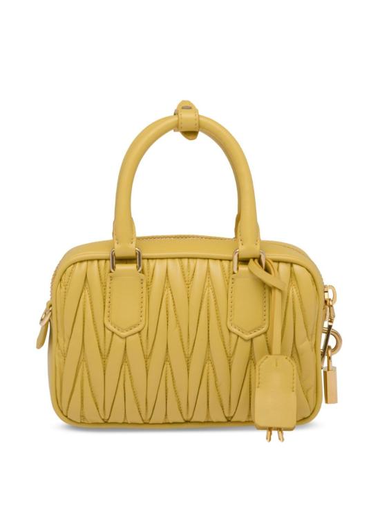  미우미우 토트백 5BB123VYOON88 yellow - MIU MIU