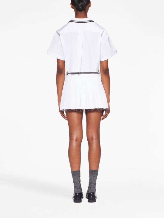  미우미우 블라우스 MK1761S23210RG white - MIU MIU