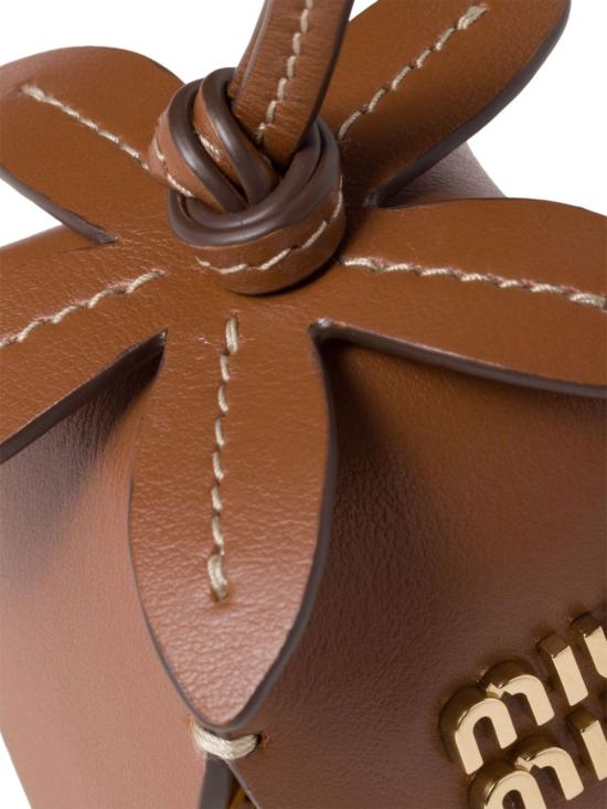  미우미우 / 여성 레더 트릭 키링 5TL4982CQS brown BPG - MIU MIU