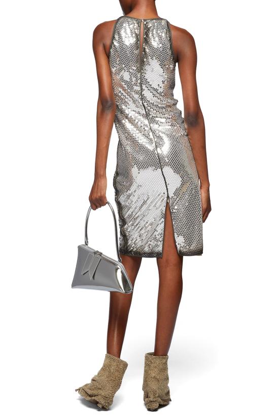 25SS 디 아티코 미디 원피스 250WCA00389EEE103SP 002 Silver - THE ATTICO