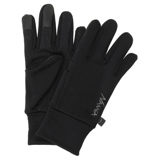 난가 장갑 POLARTECPOWERSTRETCHGLOVES BLACK DOM