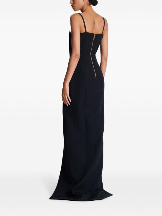  발망 롱 원피스 EF1RN210WC09 - BALMAIN