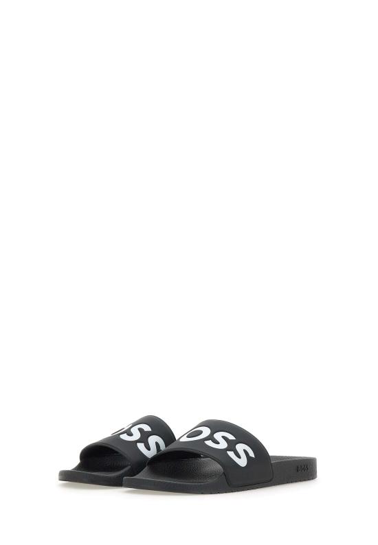 25SS 보스 뮬/슬리퍼 50536835 002 Black - BOSS