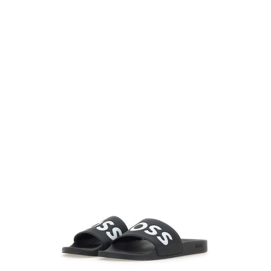 25SS 보스 뮬/슬리퍼 50536835 002 Black - BOSS