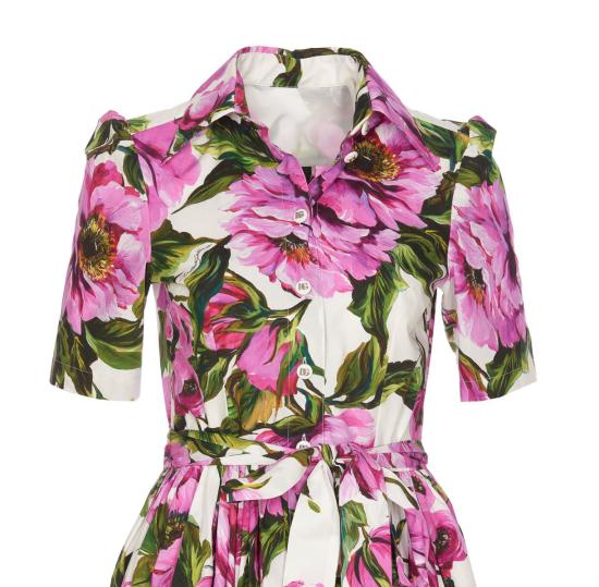 25SS 돌체앤가바나 미디 원피스 F6AGMTHS5S3HA5KR MULTICOLOUR - DOLCE & GABBANA