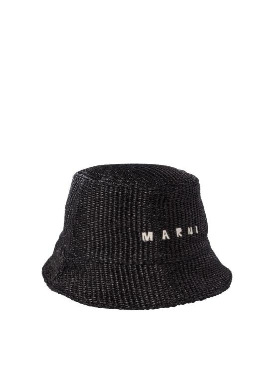 25SS 마르니 모자 CLMC0067S1UAC00400N99 Black - MARNI