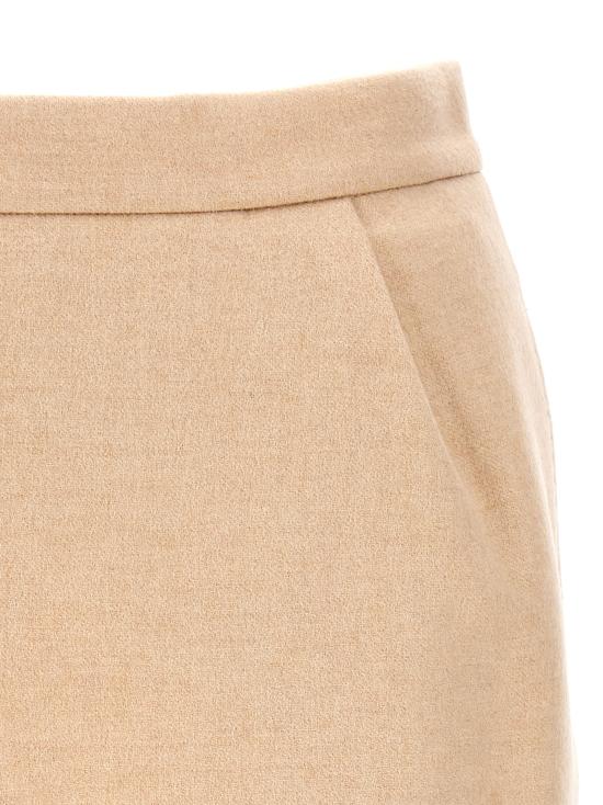  막스마라 롱 스커트 BOBBIO002 Beige - MAX MARA
