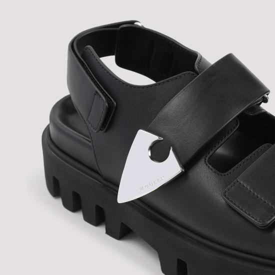 25SS 알렉산더 맥퀸 샌들 817620 WIACT 1064 Black - ALEXANDER MCQUEEN