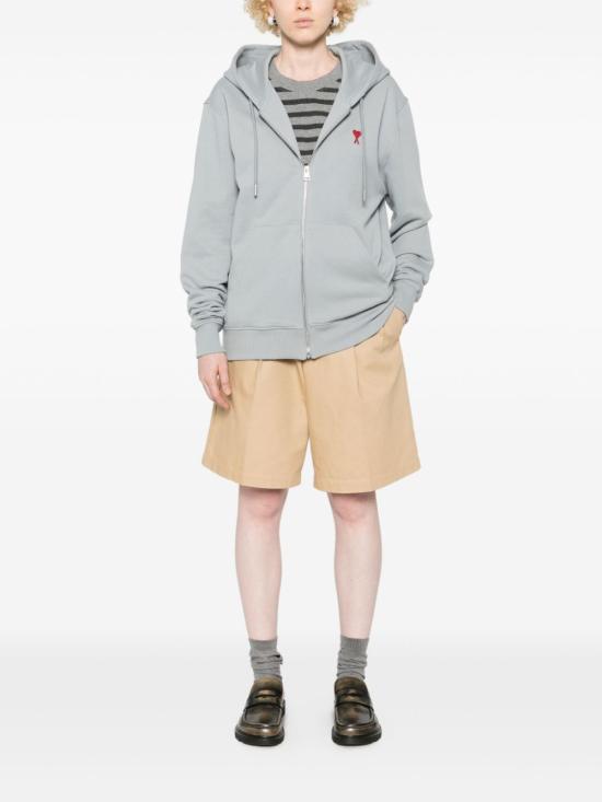  아미 후드 티셔츠 USW435730 powder - AMI