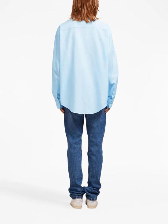  아미 셔츠 E25BFUSH130CO0031 blue - AMI